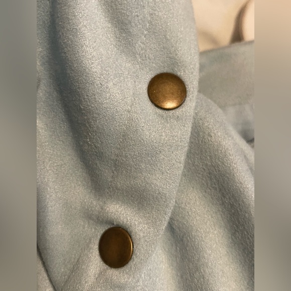 Altar’d State velvet baby blue skirt - Picture 6 of 6